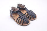 Sunny Weave Sandals in Navy