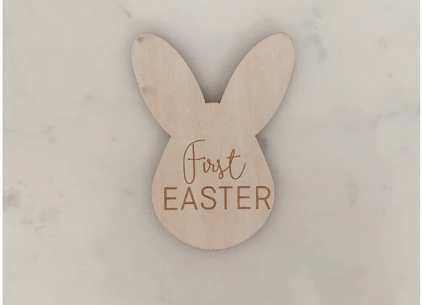 First Easter Wooden Disk