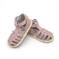 Sunny Weave Sandals in Pink
